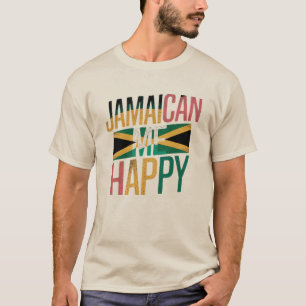 Camiseta Jamaican Me Happy – Diversión Isla Jamaica Vibes