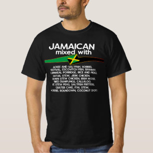 Camiseta Jamaican mezclado con Jamaica Orgulloso grupo que 