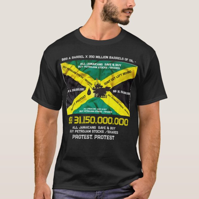CAMISETA JAMAICAN OIL  (Anverso)