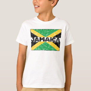 Camiseta Jamaican Roots Jamaica Flag Jamaican Heritage