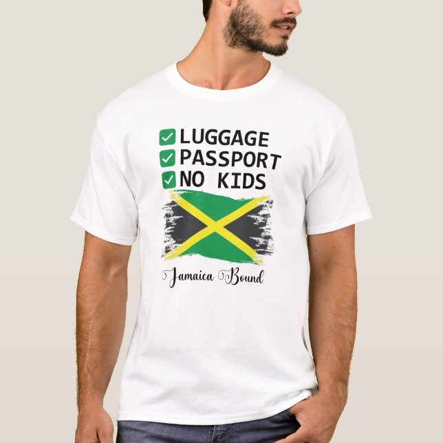 Camiseta Jamaican Travel Vacation Outfit To Jamaica Lover (Anverso)