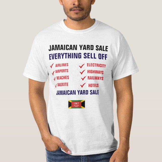Camiseta JAMAICAN YARD SALE (Anverso)