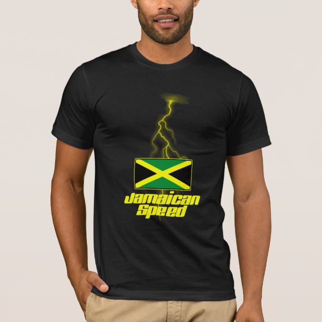 Camiseta jamaicana de la velocidad (Usain Bolt) (Anverso)