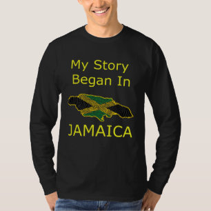 Camiseta Jamaicano 2022 Mi historia comenzó en Jamaica Huel