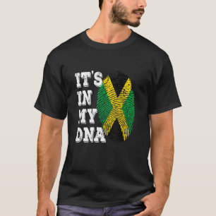 Camiseta jamaicano está en mi ADN orgullosos jamaicanos y j
