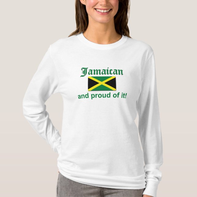 Camiseta Jamaicano orgulloso (Anverso)