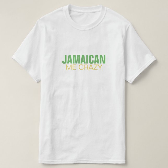 Camiseta Jamaicano yo loco (Diseño del anverso)