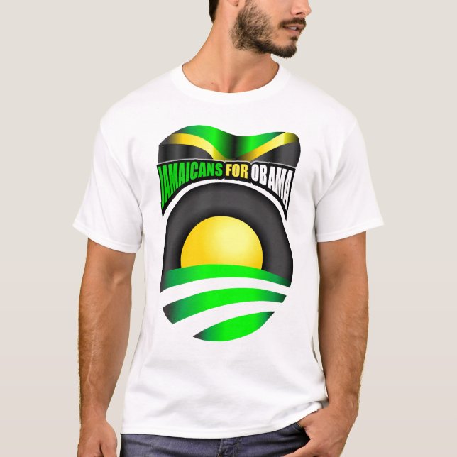 Camiseta Jamaicans para Obama (Anverso)