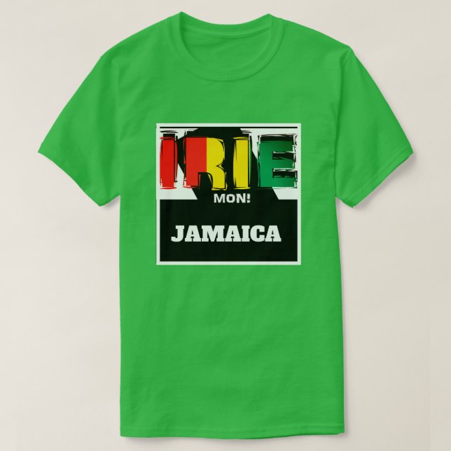 Camiseta jamaiquina Irie Mon (Diseño del anverso)