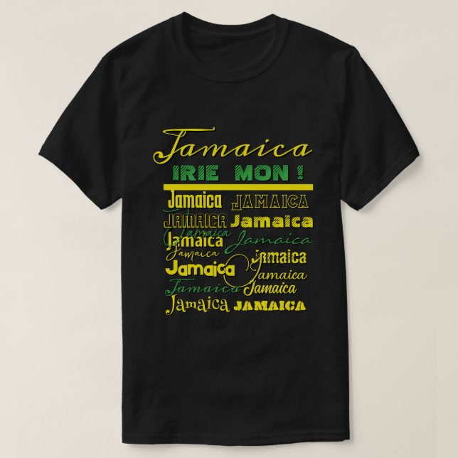 Camiseta jamaiquina Irie Mon (Diseño del anverso)