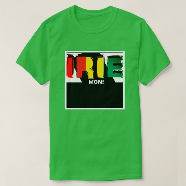 Camiseta jamaiquina Irie Mon (Diseño del anverso)
