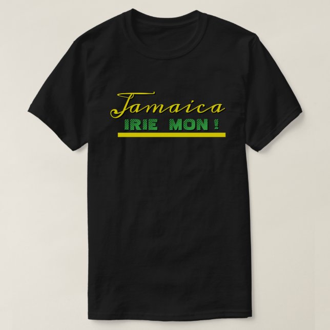 Camiseta jamaiquina Irie Mon (Diseño del anverso)