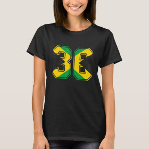 Camiseta Jamaiquino de 36 años número 36 Jama