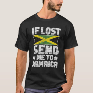 Camiseta Jamaiquino Si Perdido Envíame A Jamaica