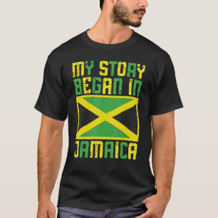 Camiseta Jamaiquinos Mi Historia Comenzó En Jamaica Orgullo