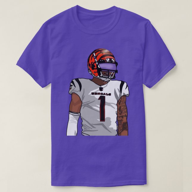 Camiseta Jamar Chase Griddy (Diseño del anverso)