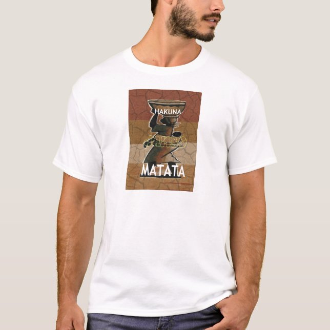 Camiseta Jambo Habari Hakuna Matata. (Anverso)