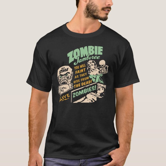 Camiseta ¡Jamboree del zombi - usted SE DESMAYARÁ! (Anverso)