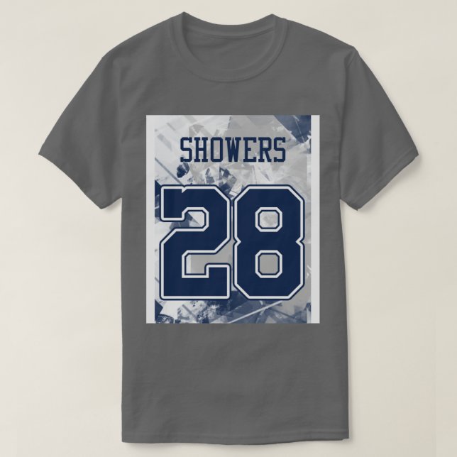 CAMISETA JAMEILL SHOWERS (Diseño del anverso)