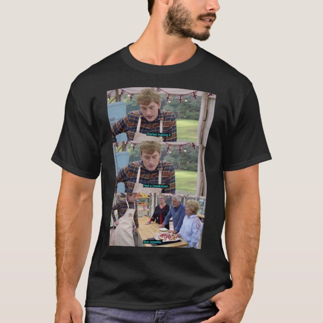 Camiseta James Acaster Great British Bake Off Classic T-Sh (Anverso)