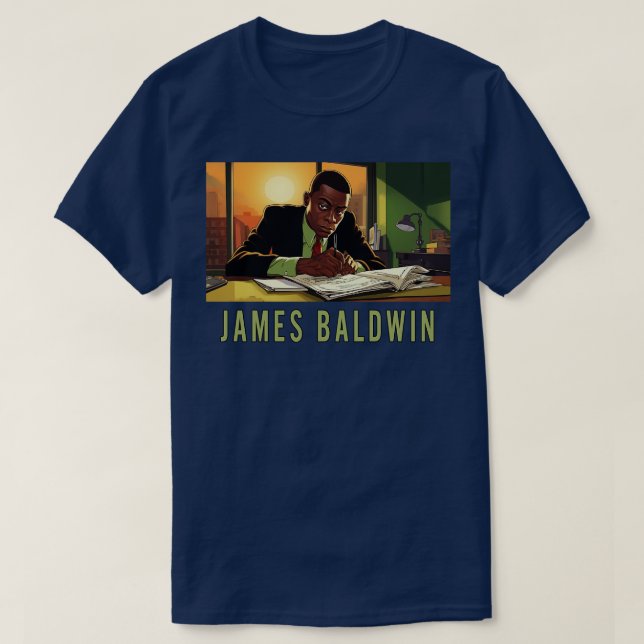 Camiseta James Baldwin 2 (Diseño del anverso)