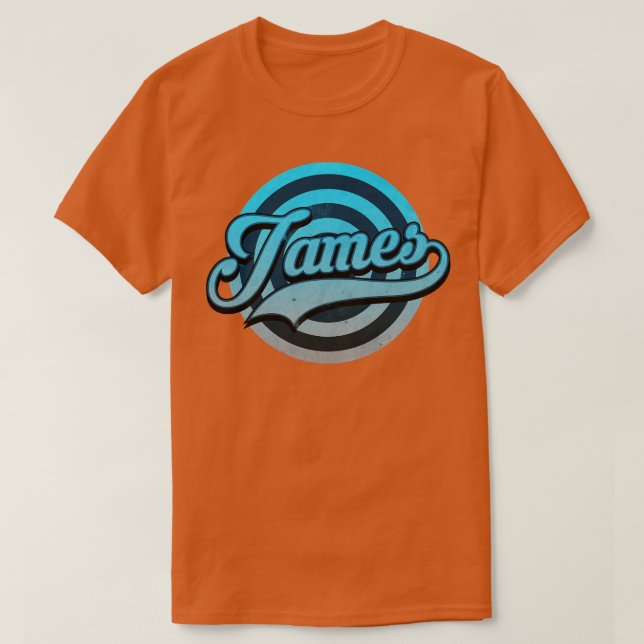 Camiseta James Classic Name (Diseño del anverso)