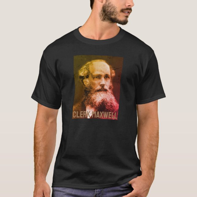 Camiseta James Clerk Maxwell (Anverso)