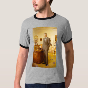 Camiseta James Earl Carter pintó retrato del presidente de 