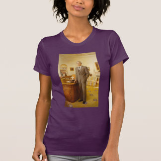 Camiseta James Earl Carter pintó retrato del presidente de 