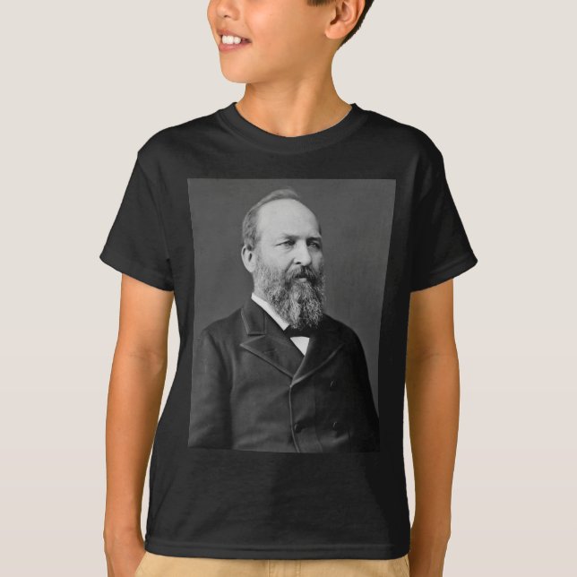Camiseta James Garfield 20.º presidente (Anverso)