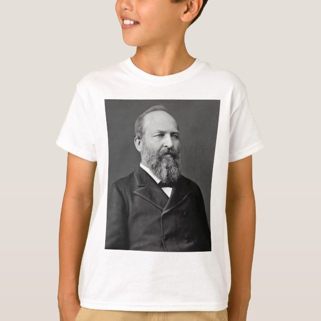 Camiseta James Garfield 20.º presidente (Anverso)