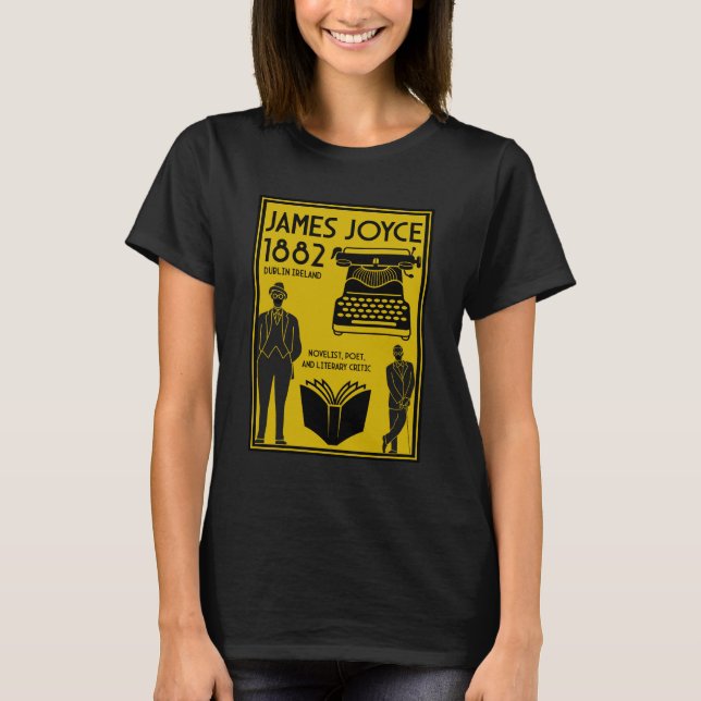 Camiseta James Joyce Dublin Irlanda (Anverso)
