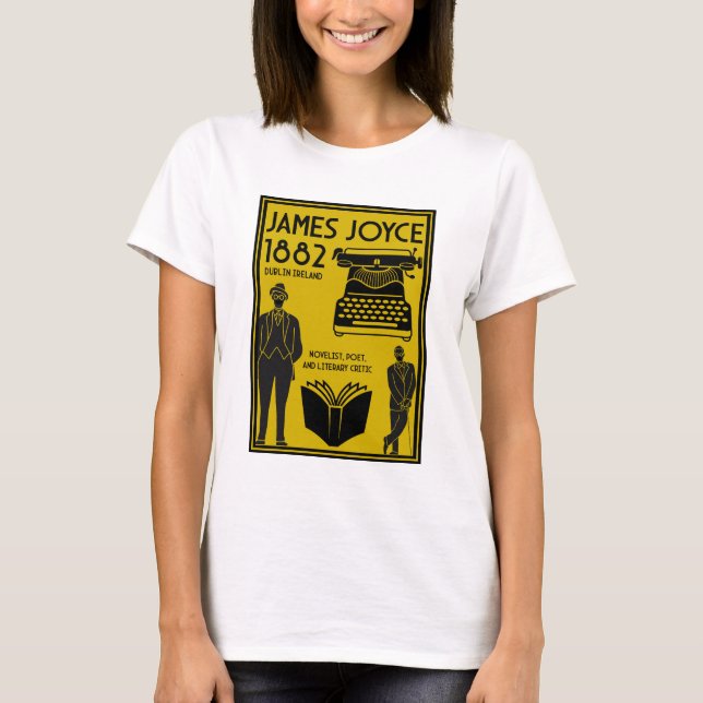 Camiseta James Joyce Dublin Irlanda (Anverso)
