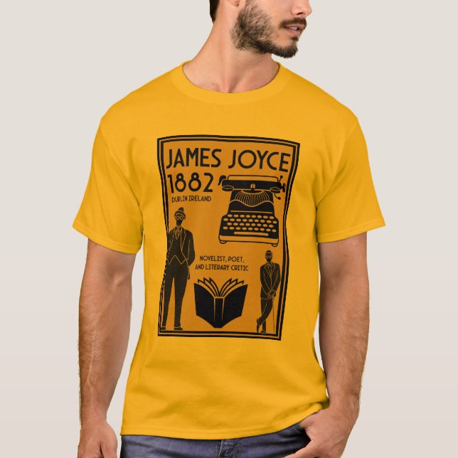 Camiseta James Joyce Dublin Irlanda (Anverso)