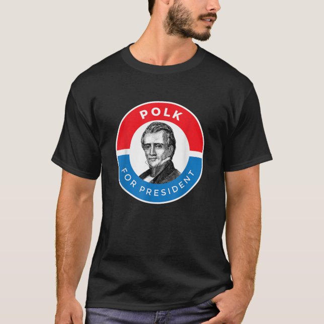Camiseta James K Polk (Anverso)