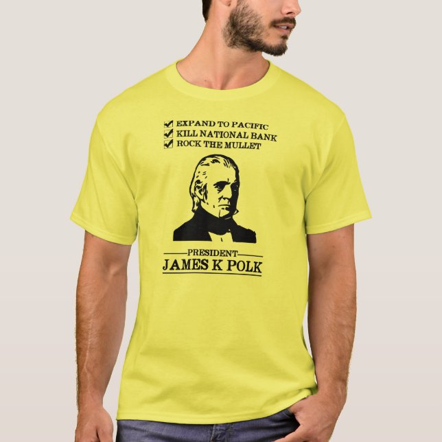 Camiseta James K Polk (Anverso)