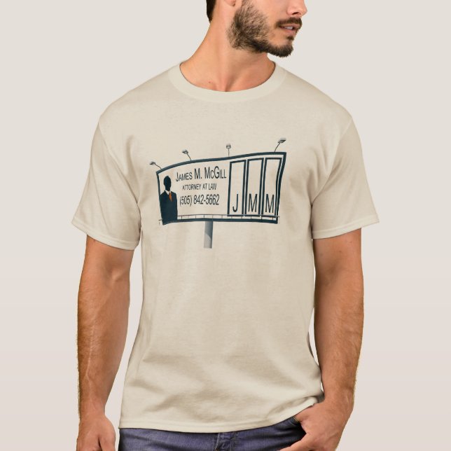 Camiseta James M. McGill - abogado en la ley (Anverso)