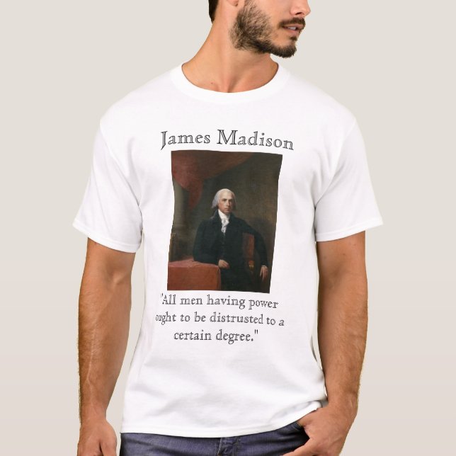 Camiseta James Madison en poder (Anverso)