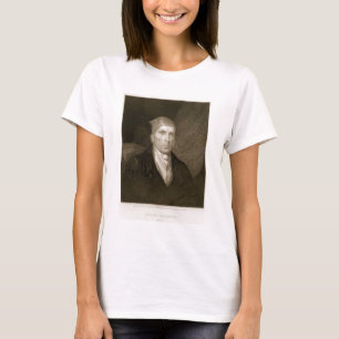Camiseta James Madison envejeció 82, grabado por Thomas B.