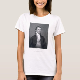 Camiseta James Monroe, grabado por Asher Brown Durand (1796