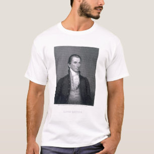 Camiseta James Monroe, grabado por Asher Brown Durand (1796