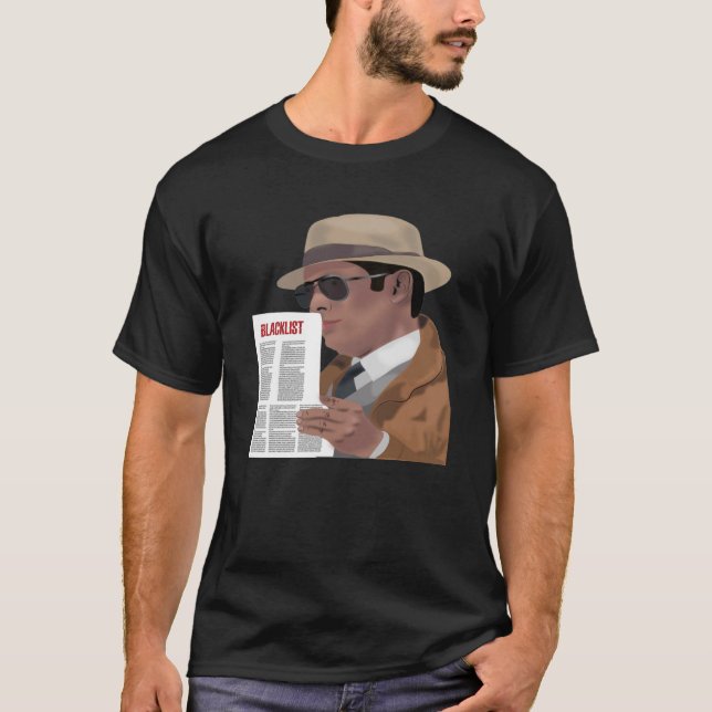 Camiseta James Spader (Raymond red reddington) Arte digital (Anverso)