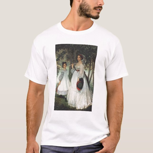 Camiseta James Tissot el | las dos hermanas: Retrato, 1863 (Anverso)