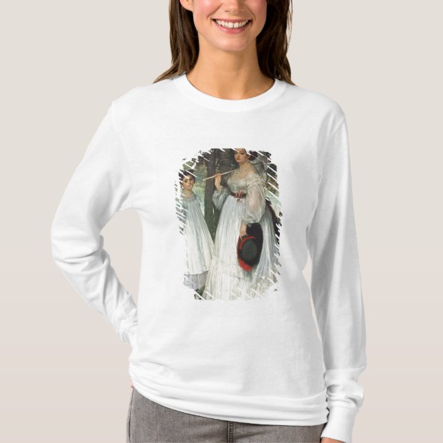 Camiseta James Tissot el | las dos hermanas: Retrato, 1863 (Anverso)