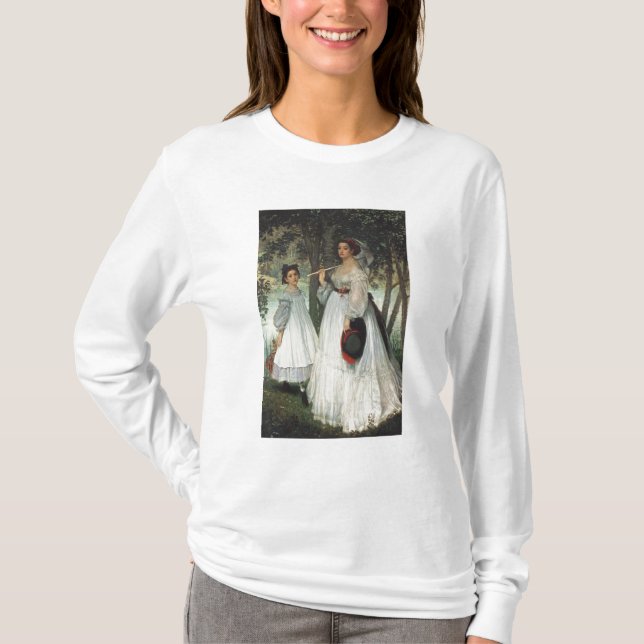 Camiseta James Tissot el | las dos hermanas: Retrato, 1863 (Anverso)