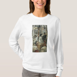 Camiseta James Tissot el por el agua, c.1881-2