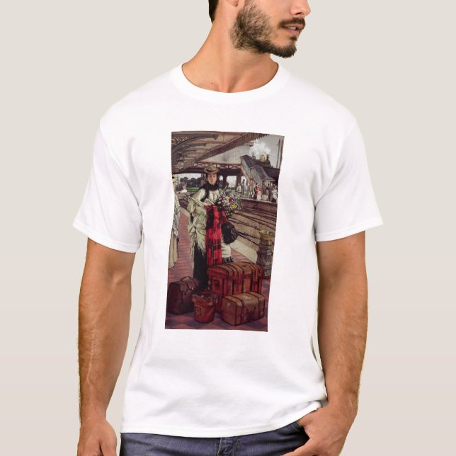Camiseta James Tissot el | que espera en la estación (Anverso)