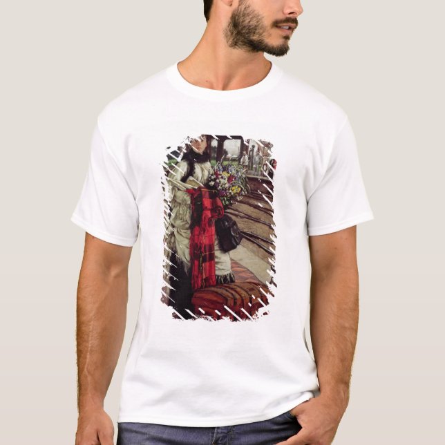 Camiseta James Tissot el | que espera en la estación (Anverso)