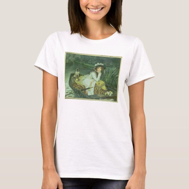 Camiseta James Tissot | Young Woman in a Boat, or Reflectio (Anverso)