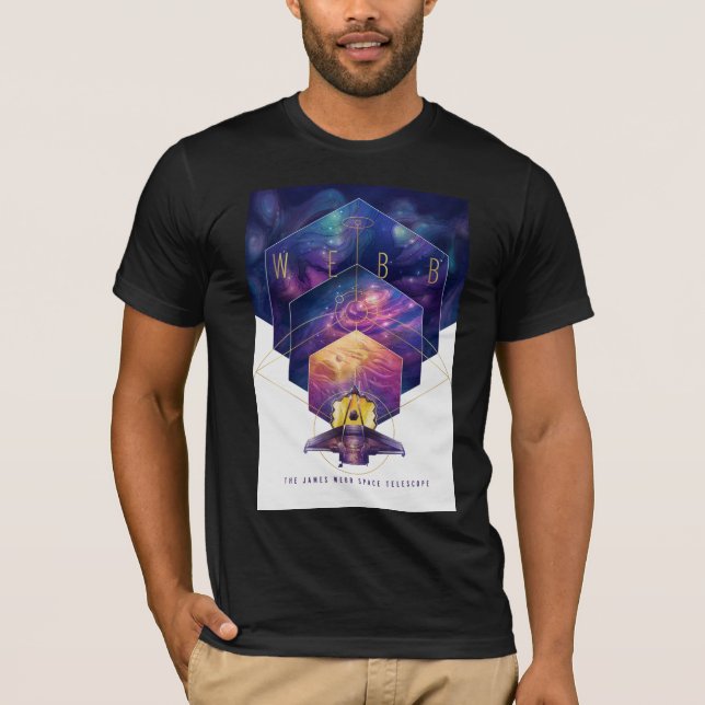 Camiseta James Webb Space Telescope Illustration Artwork (Anverso)